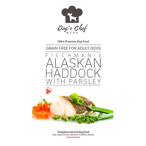 DOG’S CHEF Fischman’s Alaskan Haddock with Parsley 12kg