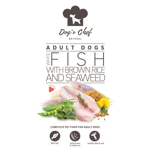 Dog’s Chef WHITE FISH WITH BROWN RICE AND SEAWEED 500g