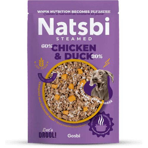 Natsbi Steamed Chicken & Duck 500g