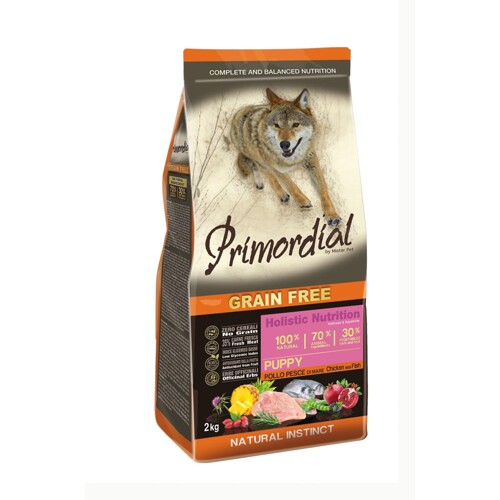 2x Primordial PUPPY Chicken & Seafish 12kg