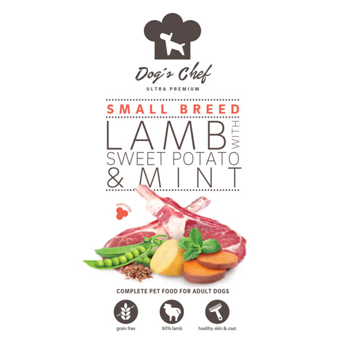 2x Dog’s Chef  LAMB WITH SWEET POTATO & MINT Small Breed 6kg
