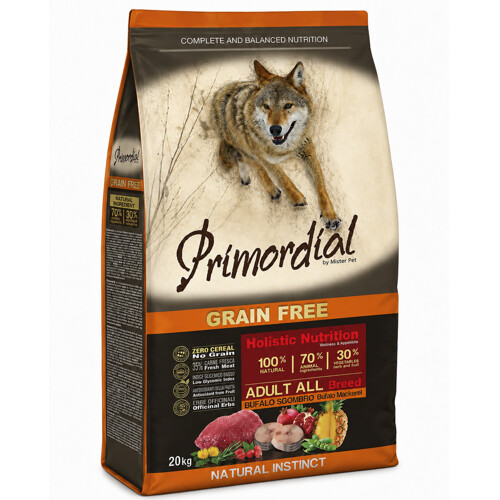 Primordial Buffalo & Mackerel 20kg