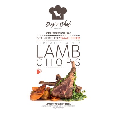 DOG’S CHEF Herdwick Minty Lamb Chops for SMALL BREED 2kg