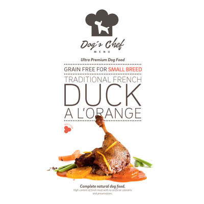DOG’S CHEF Traditional French Duck a l’Orange for SMALL BREED 500g