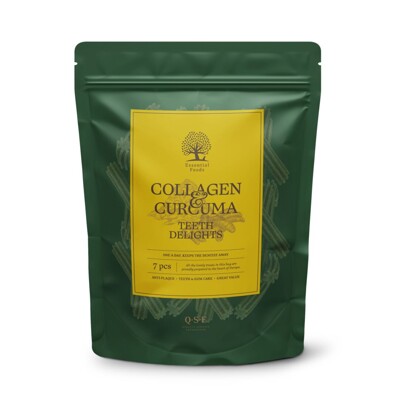 ES Collagen & Curcuma dentálne maškrty 250g