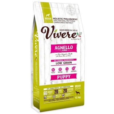 2x Vivere Puppy Lamb 12 kg