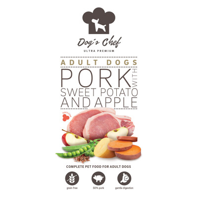 2x Dog’s Chef PORK WITH SWEET POTATO & APPLE 12kg